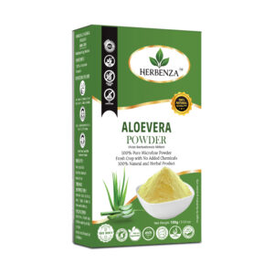 Herbenza Aloe Vera Powder – 100% Natural Skin & Hair Care 100g