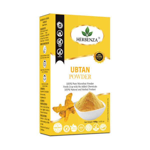 Herbenza Ubtan Powder – Natural Skin Brightening & Glowing Care 100g
