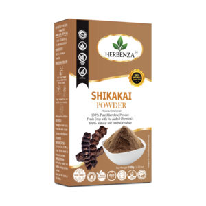 Herbenza Shikakai Powder – Natural Hair Cleanser & Conditioner 100g