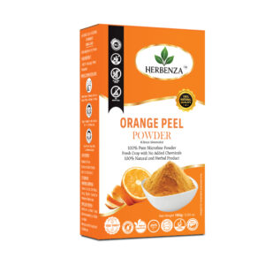 Herbenza Herbal Orange Peel Powder – Natural Skin & Hair Care 100g