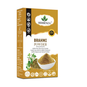 Herbenza Herbal Brahmi Powder – Natural Hair & Mind Wellness 100g
