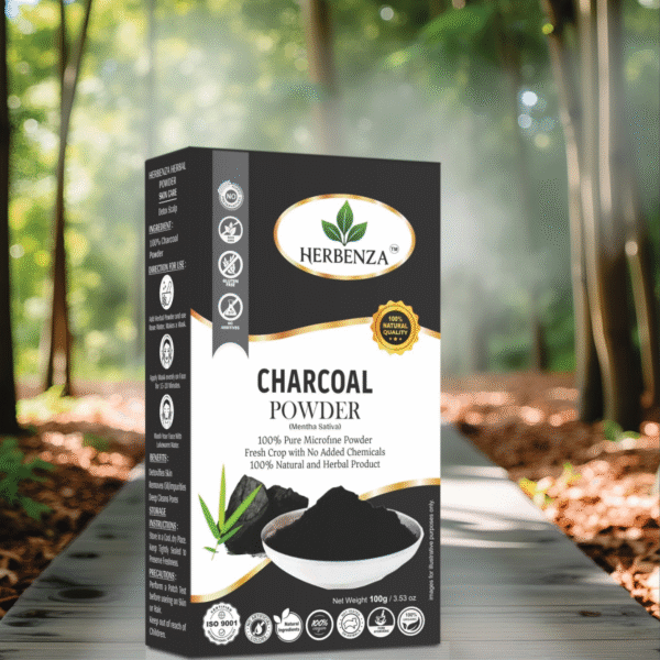 Herbenza Herbal Charcoal Powder – Pure Herbal Detox for Skin & Hair 100g - Image 4