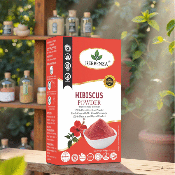 Herbenza Herbal Hibiscus Powder – Natural Hair & Skin Care 100G - Image 6