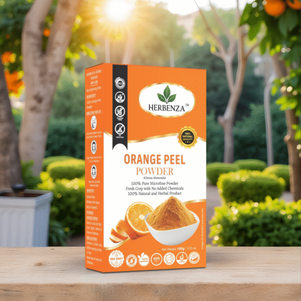 Herbenza Herbal Orange Peel Powder – Natural Skin & Hair Care 100g - Image 6